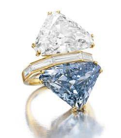 Bulgari famous Blue Diamond on sale