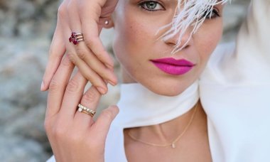 Gübelin: a collection of rings with rubies from Greenland