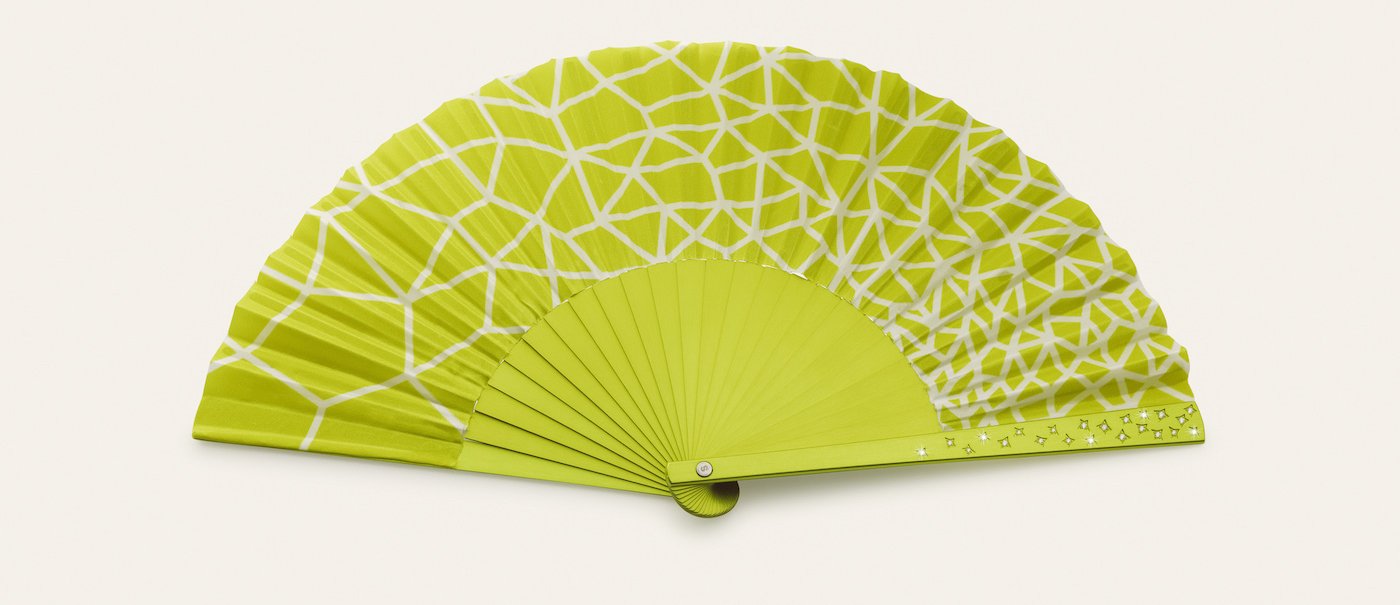S by Salanitro's new collection of diamond-set hand fans