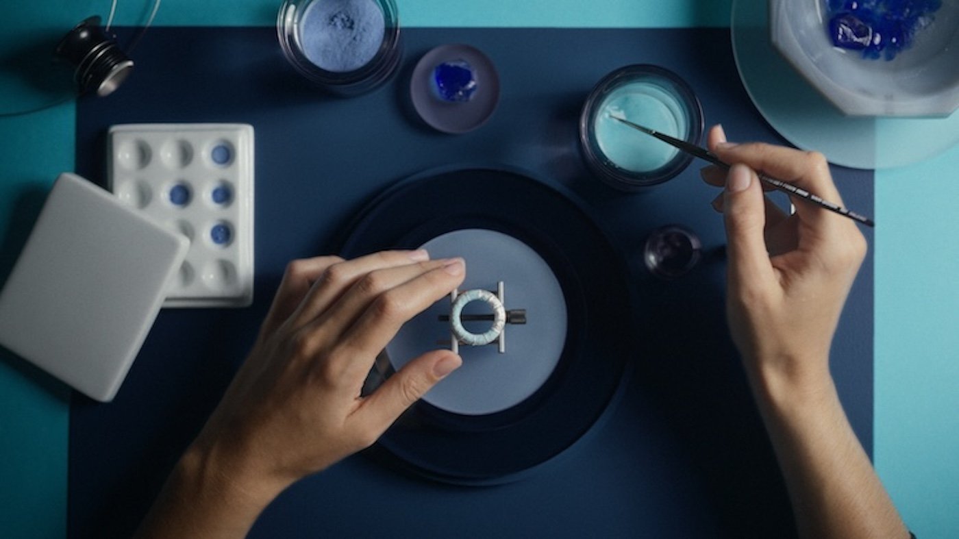 Tiffany & Co. reimagines its iconic Paillonné Enamel Bangles in a watch