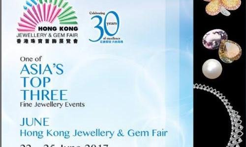 June Hong Kong Jewellery & Gem Fair 2017 celebrates 30 years of excellence 