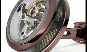 TF Est. 1968 - ‘Open Side' Tourbillon cufflinks 