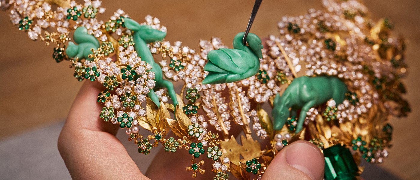 The Dior high jewellery workshop: where an enchanted forest grows