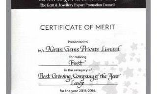 Kiran Gems wins 6 prestigious GJEPC's IGJ Awards