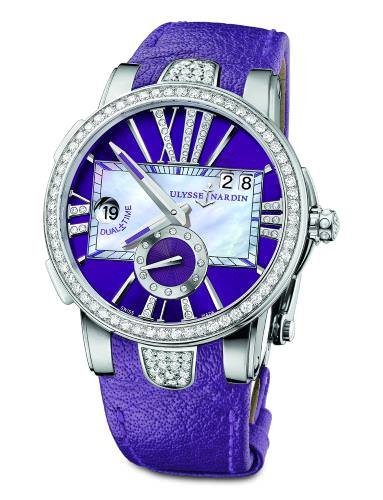 Ulysse Nardin Executive Lady sparkles with color