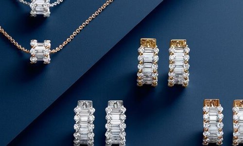 Bucherer Fine Jewellery: baguette love adds vibrant colour to signature geometry