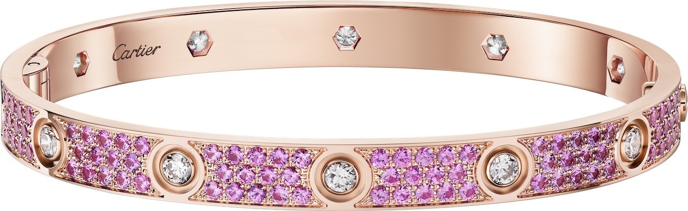 Cartier Love - The iconic bracelet shines with colour