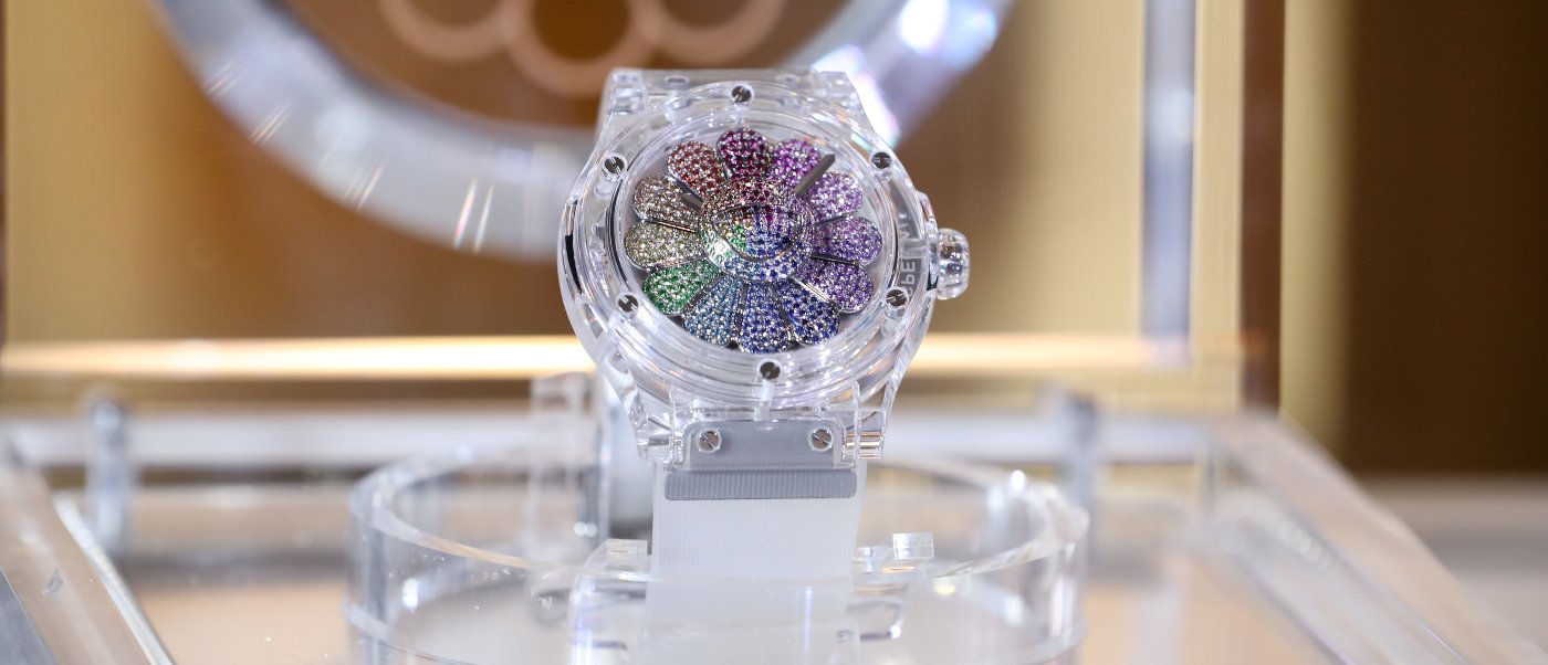 Hublot presents the Classic Fusion Takashi Murakami Sapphire Rainbow