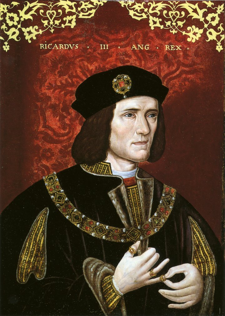 Portrait of King Richard III by an unknown artist. National Portrait Gallery, London.