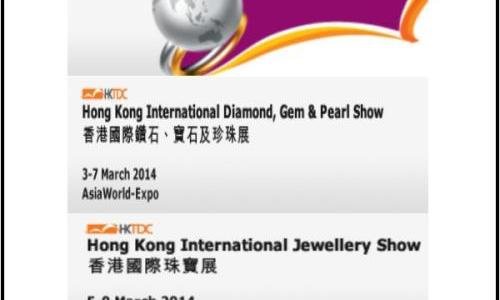 Hong Kong International Jewellery Show 2014 - “2 Shows 2 Venues”
