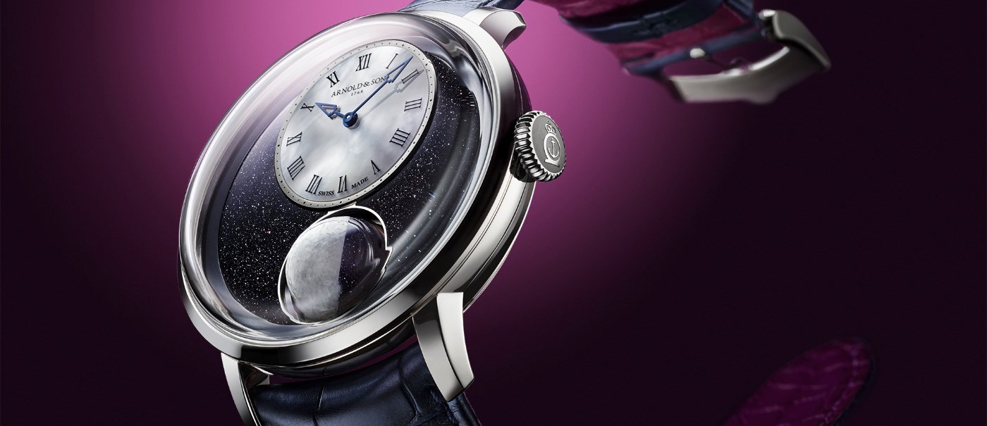 Arnold & Son unveils Luna Magna Platinum Moonlight Chiaroscuro