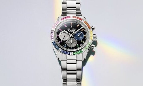Zenith presents a new rainbow version of its Chronomaster Sport