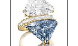 Bulgari famous Blue Diamond on sale