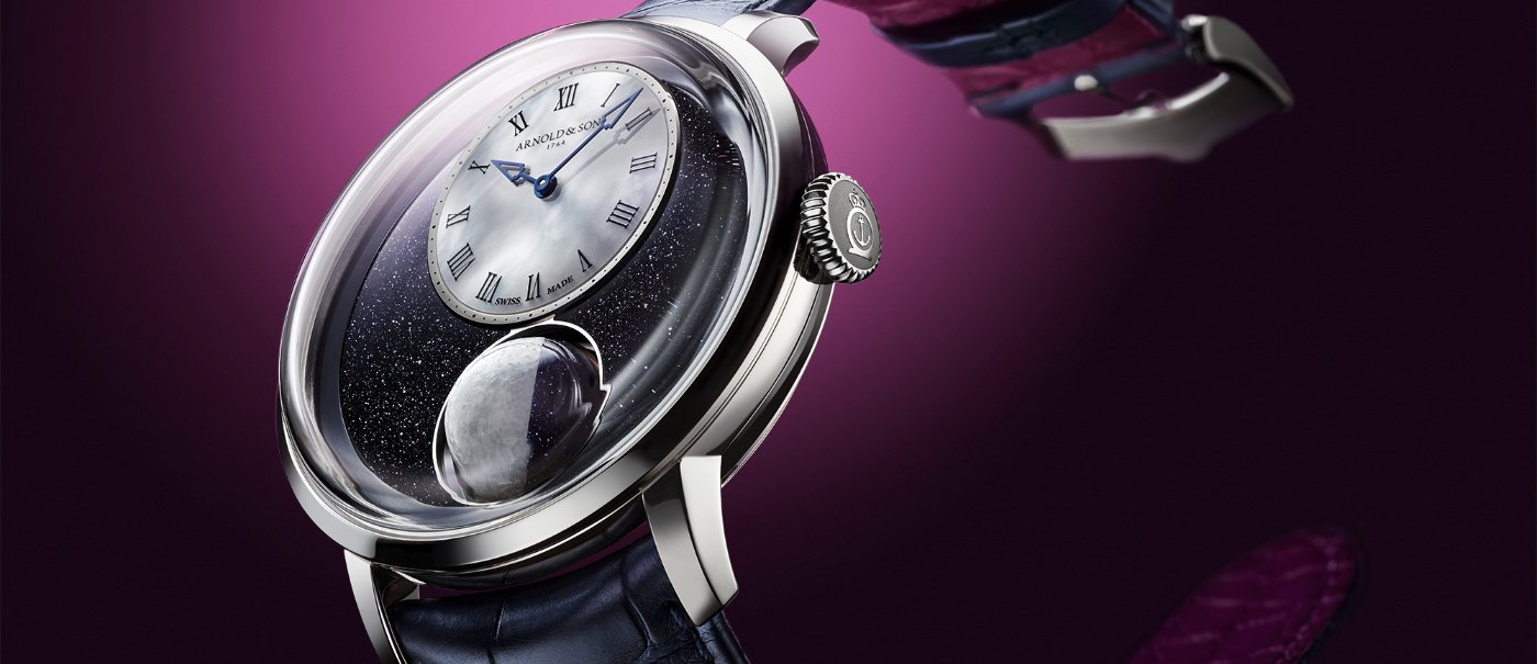 Arnold & Son unveils Luna Magna Platinum Moonlight Chiaroscuro