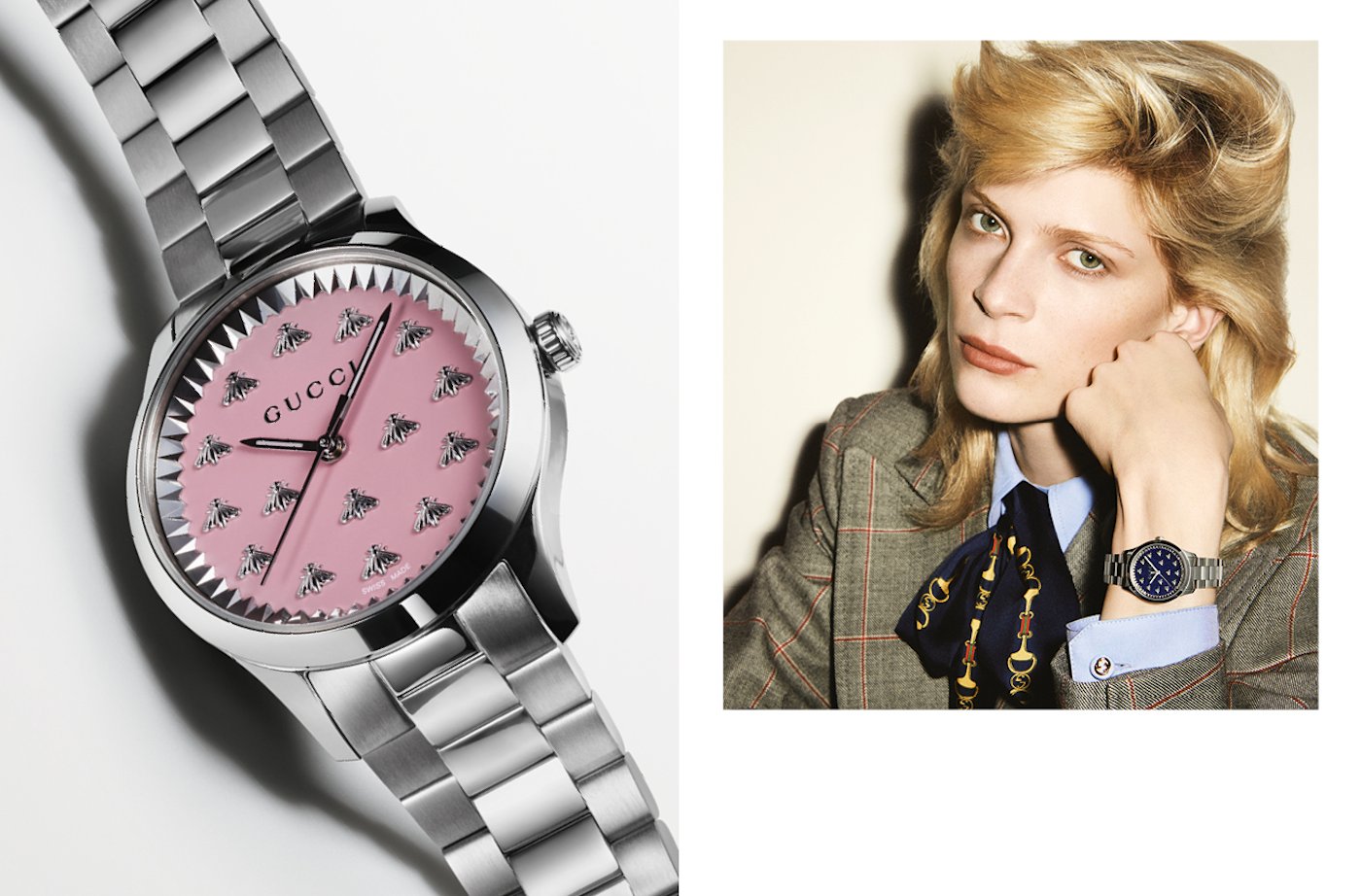 Gucci unveils new timepieces and jewelry campaign