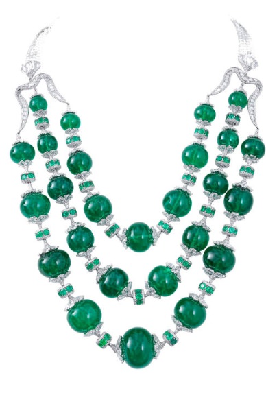 Nirav Modi emerald necklace Maharani