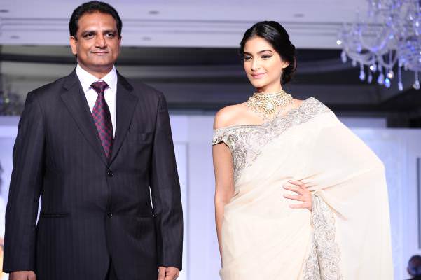 Ms. Sonam Kapoor Brand Ambassador, GJEPC & Vipul Shah, Chairman, GJEPC