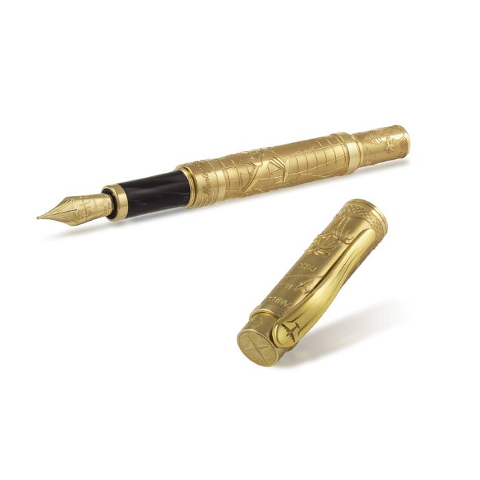 Ernest Hemingway, the Traveller's Fountain Pen - 18k Gold 