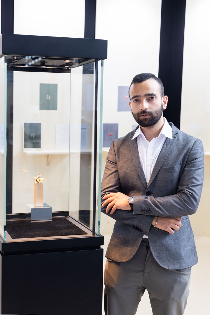 Ahmad Torkmany, winner of the 2026 edition of the Bucherer Fine Jewellery competition.