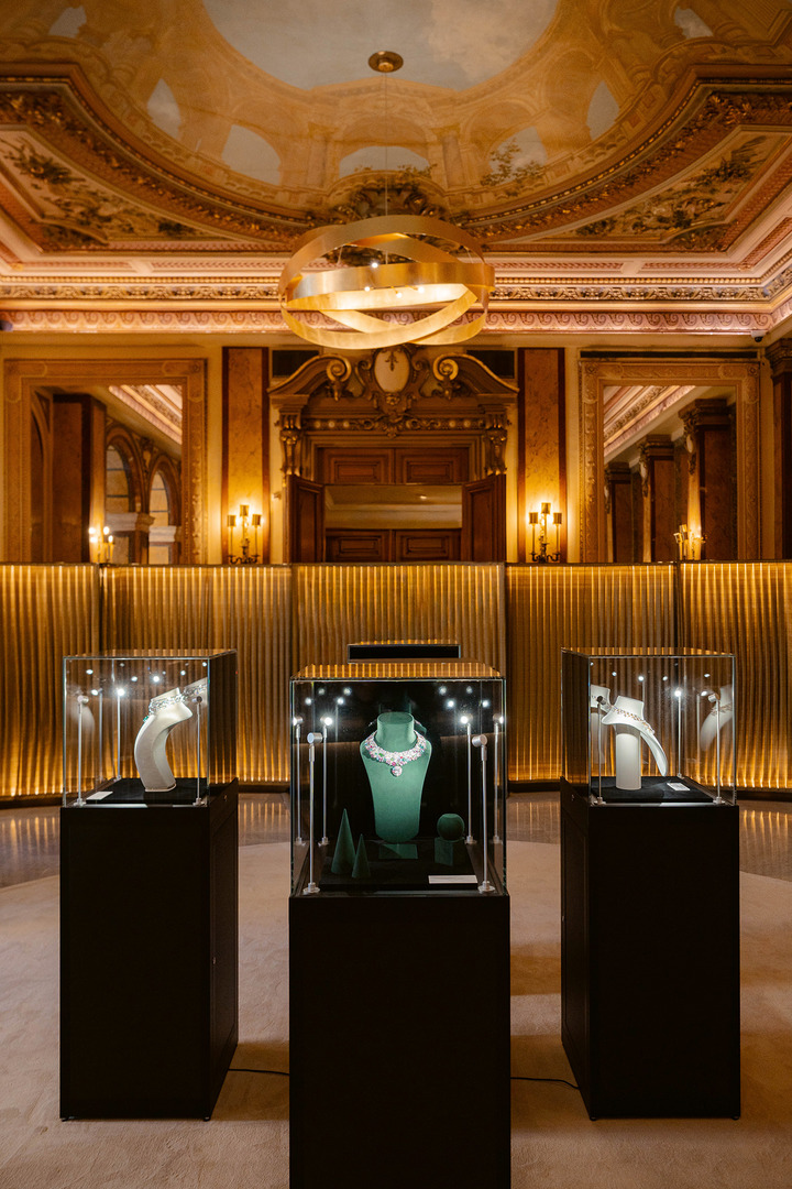 The 33 jewels selected for the first GPHJ were on display at Café Rotonde in Monaco