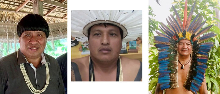 Chief Henrique (left), Chief Miguel (center), Chief Lucas (right)