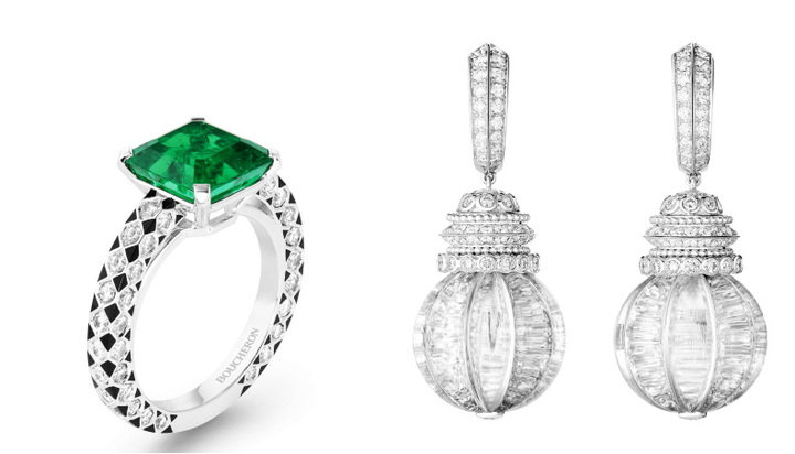 Perspectives ring & Torque earrings
