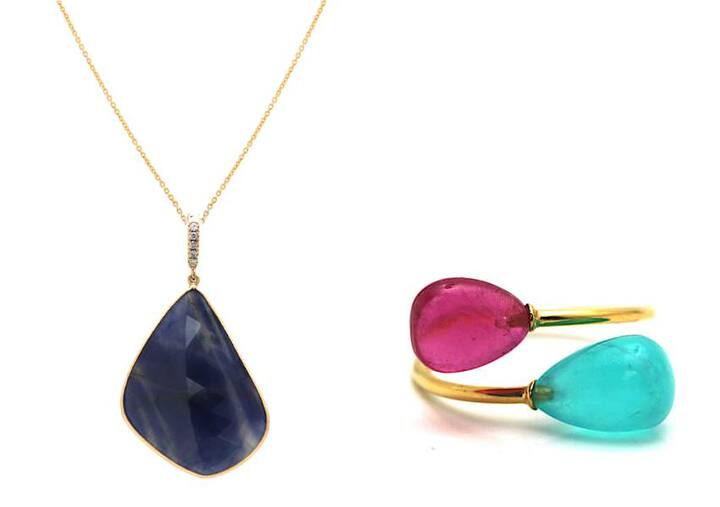 Fin necklace & Bellezza ring